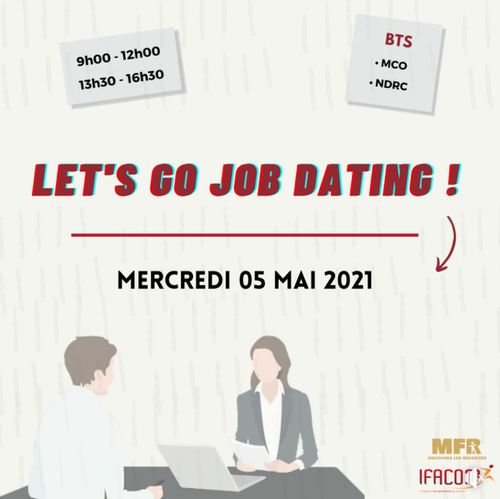 Job Dating BTS MCO et NDRC