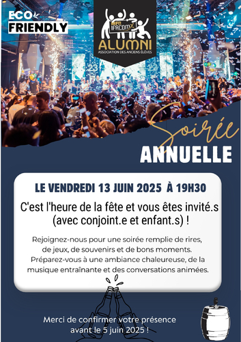 Soirée annuelle Alumni ifacom 2025